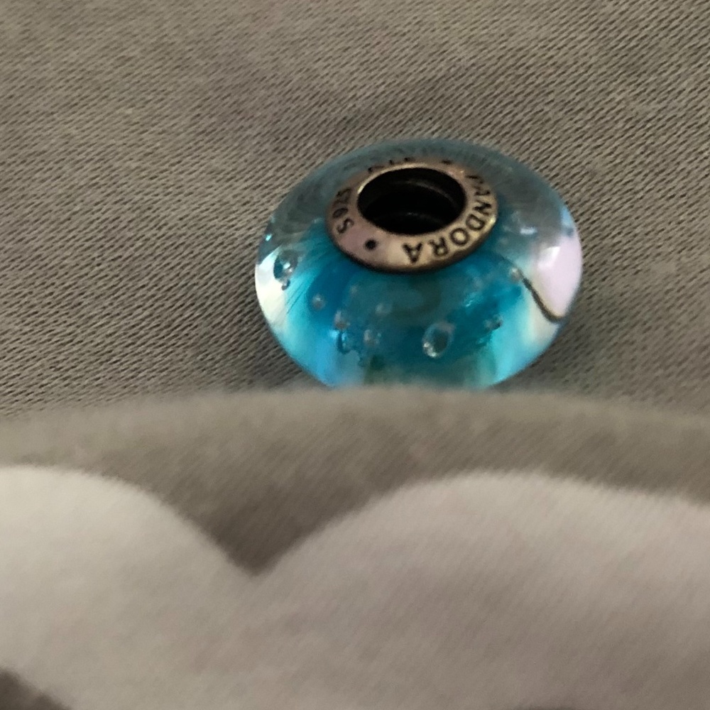 Pandora Blue Glass Charm